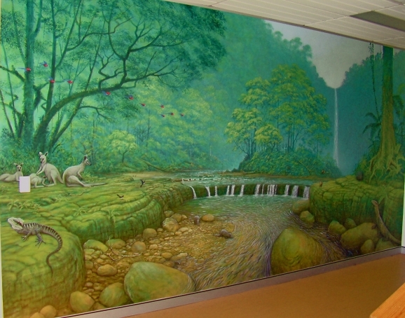 DoCS family room mural detail - Image