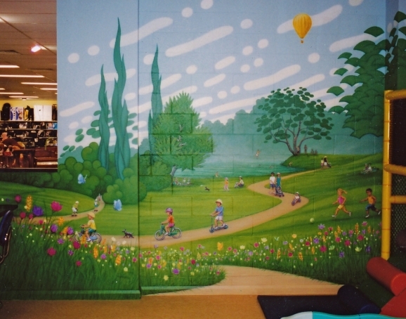 In-store murals for 