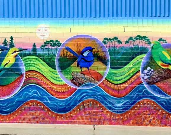 Truscott Road Primary School Native bird mural - Image