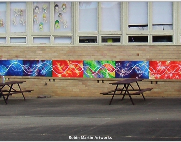 Playground wall decorative panels, Picnic Point Public School - Image