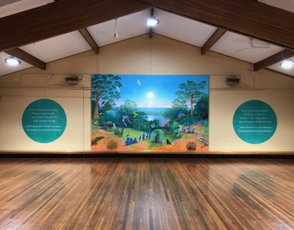 Elanora Heights Public School hall mural panel 5.5 x 3.5 metres - Image