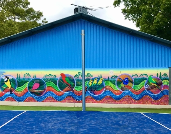  Truscott Road Primary School Native bird mural - Image