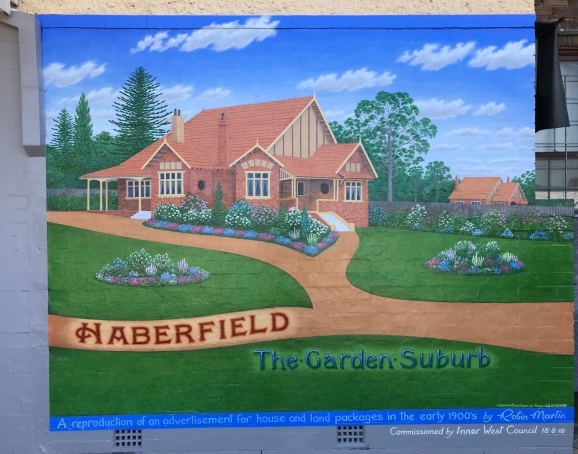 Heritage mural in Haberfield for Inner West Council  - Image